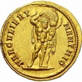 285.Hercule.ramene-le-sanglier-Erymanthe-monnaie-or