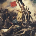 1830-Eugene Delacroix - La liberte guidant le peuple